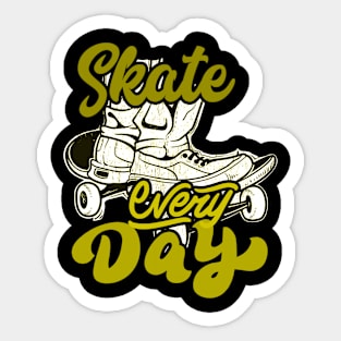 skate every day Sticker